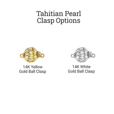 Multi-Color Drop-Shape Tahitian Pearl Necklace, 11.0-14.0mm