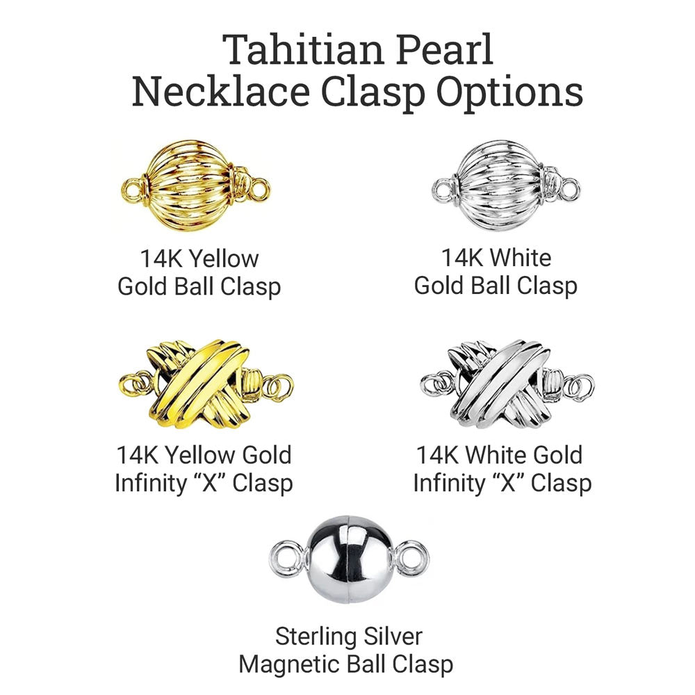 10-11mm Tahitian South Sea Pearl Drop-Shape Necklace