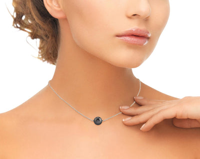 Tahitian South Sea Solitaire Pearl & Gold Pendant - Secondary Image
