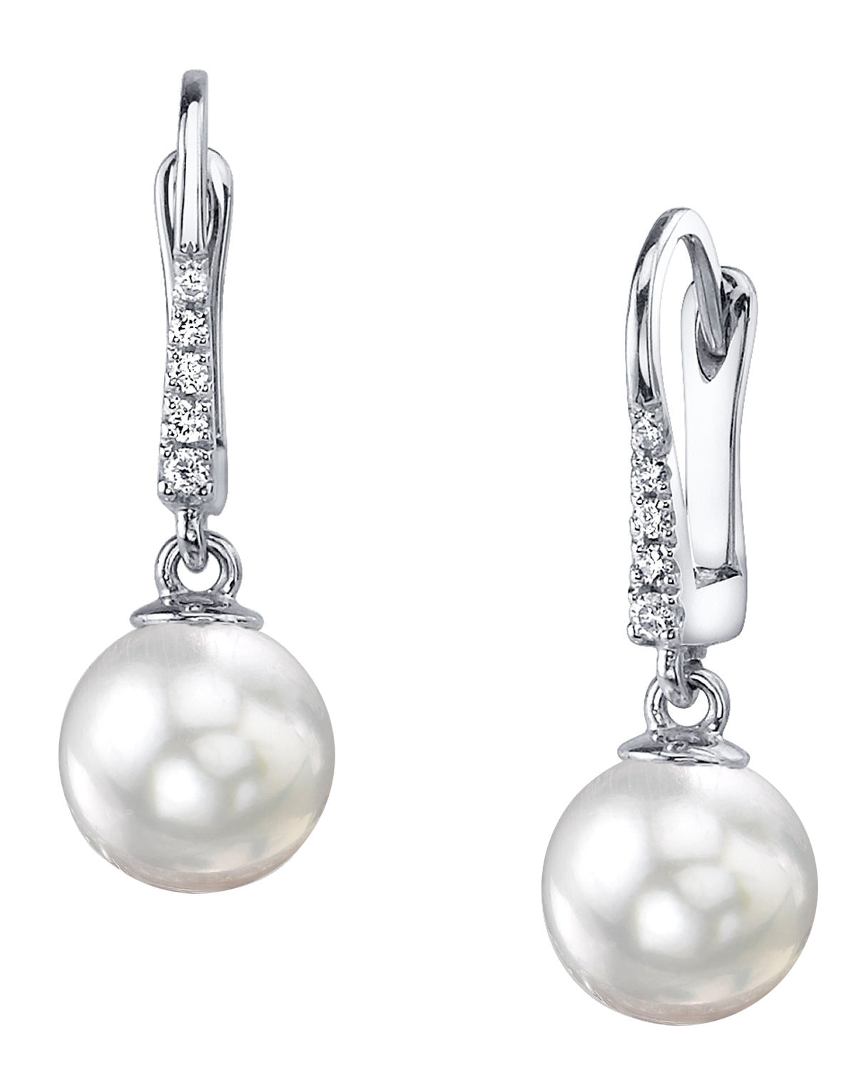 South Sea Pearl & Diamond Susan Earrings