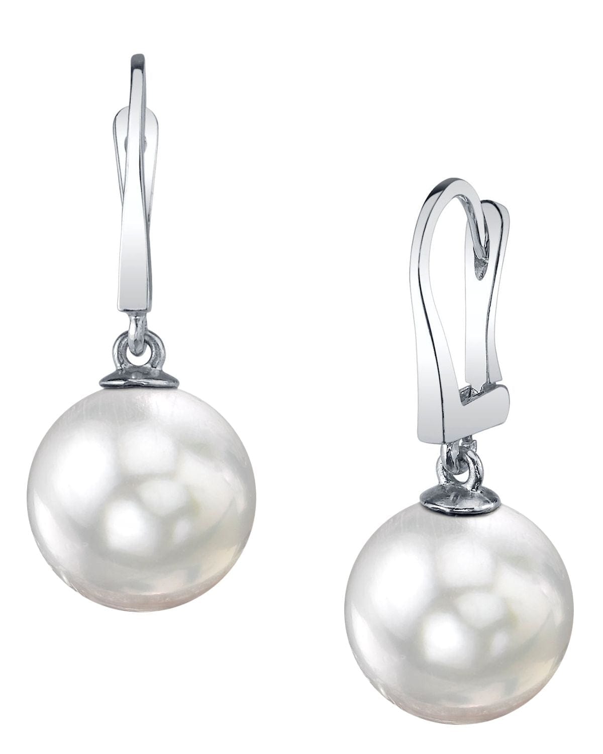 White South Sea Pearl Classic Dangle Earrings