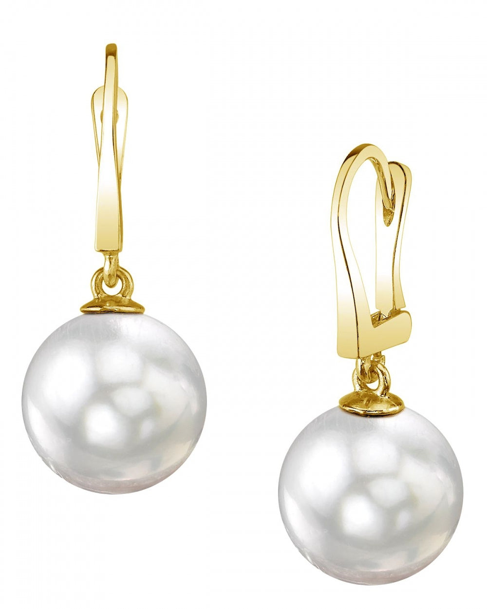 South Sea Pearl Classic Elegance Earrings - Secondary Image