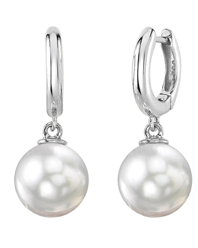White South Sea Pearl Mary Earrings