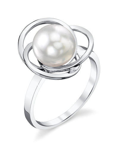 White South Sea Pearl Lexi Ring