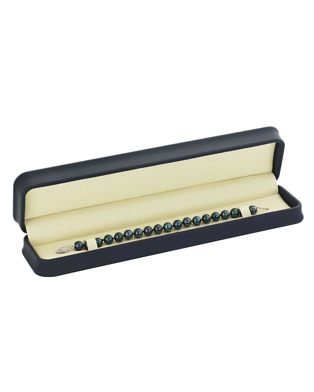 8.0-8.5mm Akoya Black Pearl Bracelet- Choose Your Quality - Fourth Image