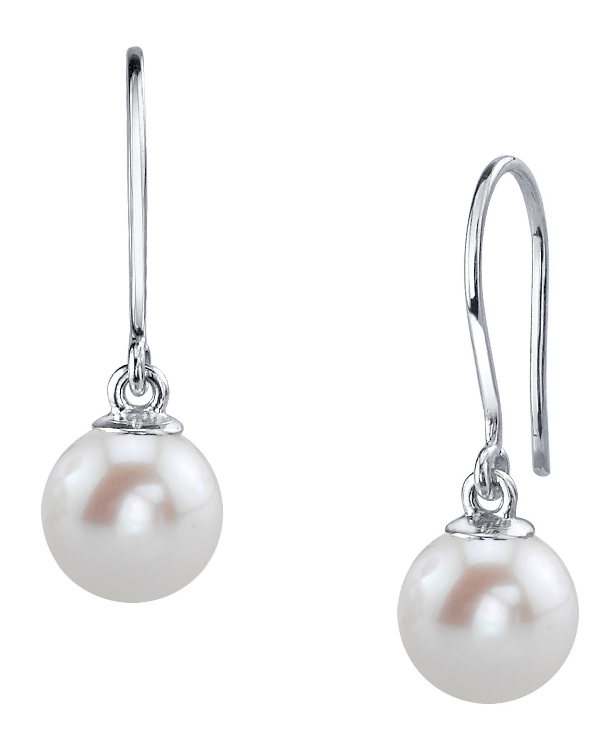 Minimal Elegance 14 Karat Gold Akoya White Pearl Earring Collection (m –  MONOLISA