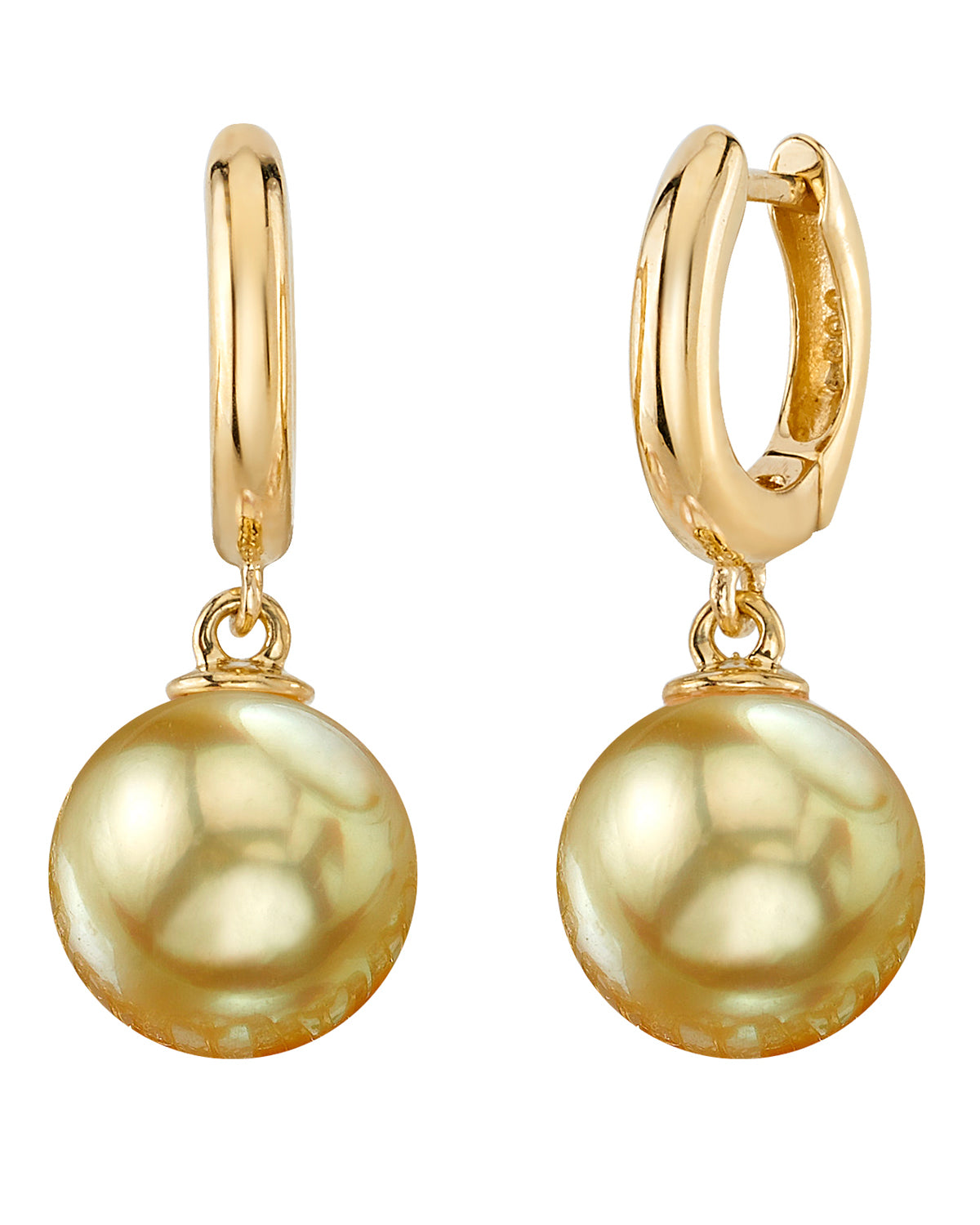 Golden South Sea Pearl Mary Earrings