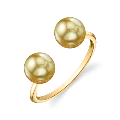 Golden South Sea Pearl Harper Ring