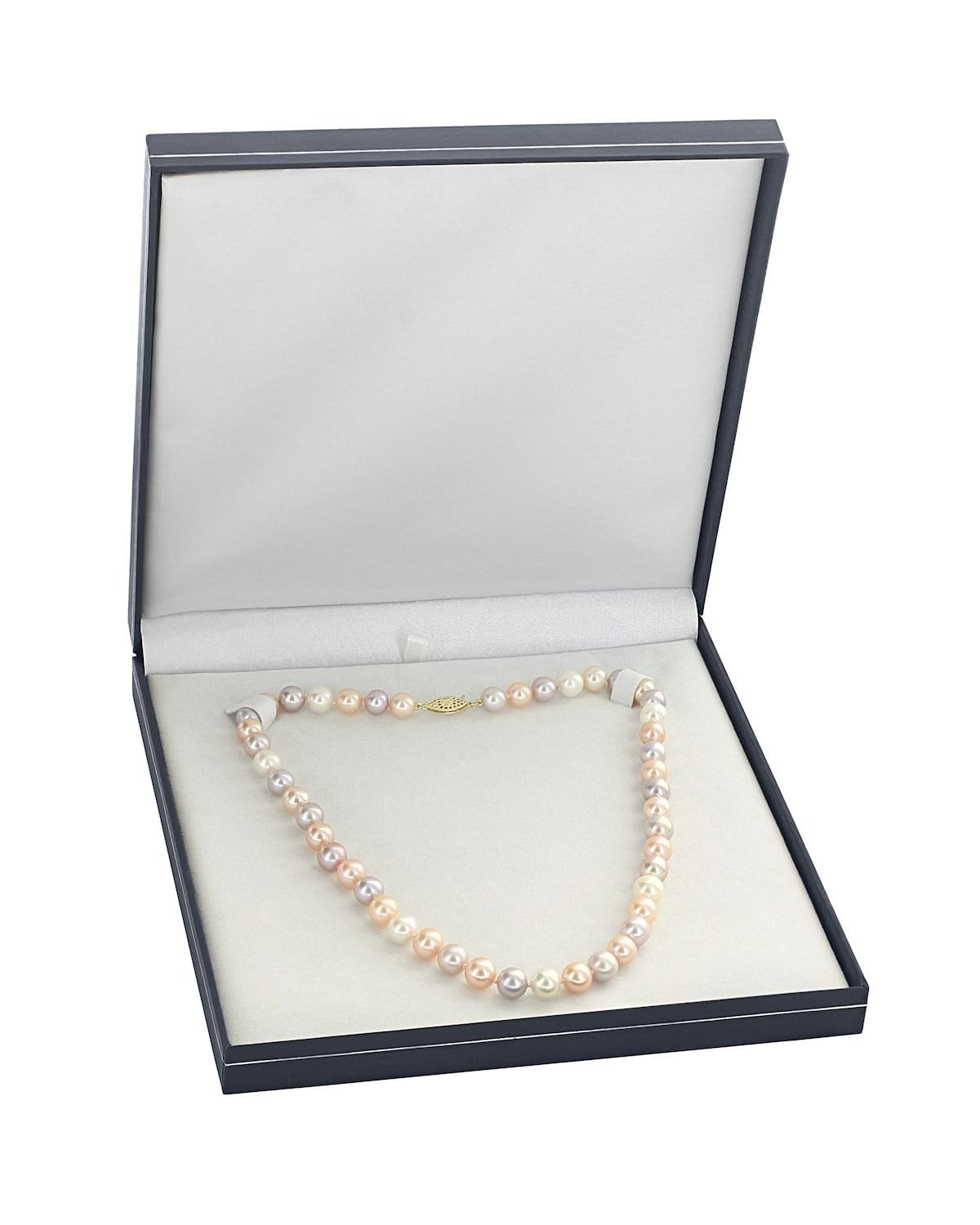 Handmade Freshwater Pearl Chain Necklace – 50cm, 7-8mm Pearl Strand, Unbranded