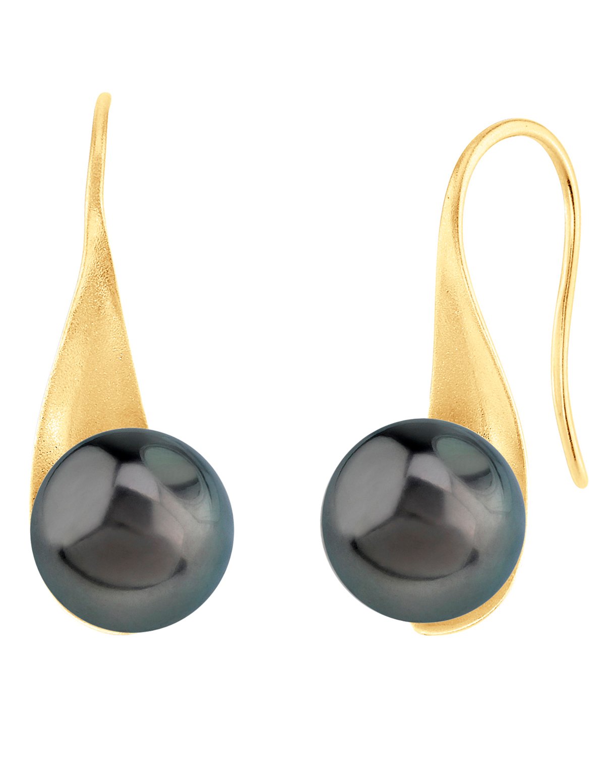 Tahitian South Sea Pearl Gaby Earrings - Secondary Image