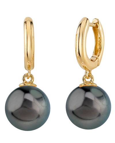 Tahitian South Sea Pearl Mary Earrings - Secondary Image