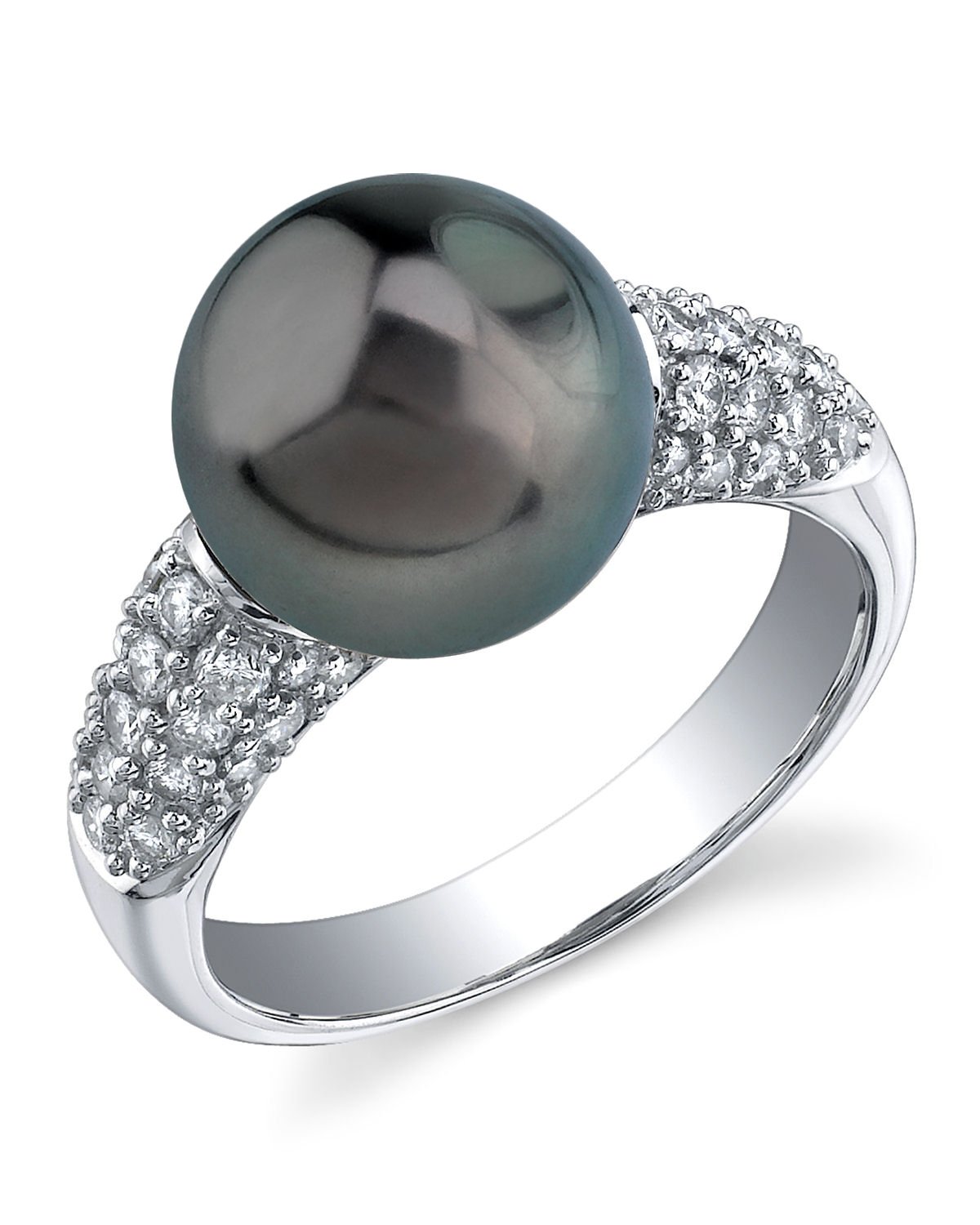 Tahitian South Sea Pearl & Diamond Serenity Ring