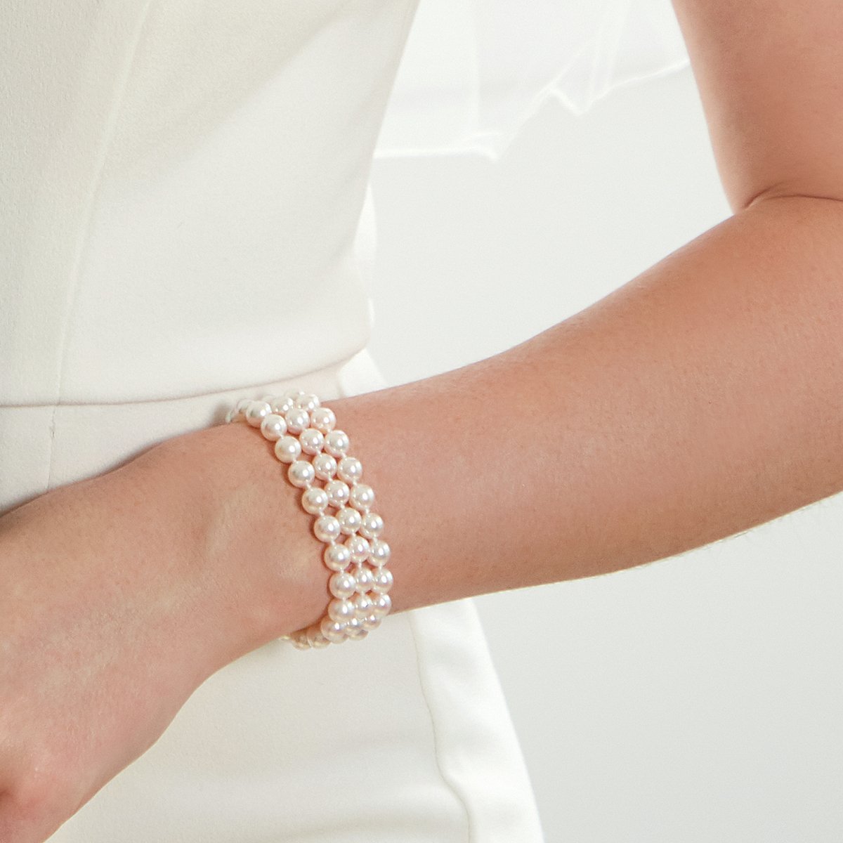 Freshwater Pearl Elastic Stretch Bracelet – Mangatrai Gems & Jewels Pvt Ltd